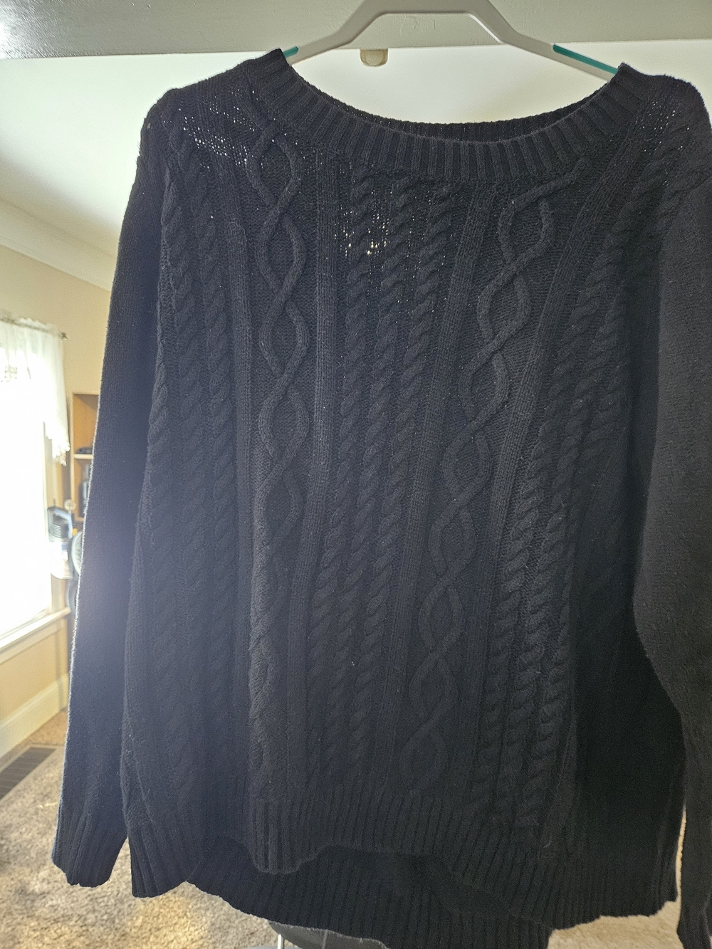 Classic Cable-Knit Women's Sweater 3XL